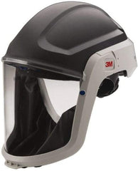 3M - PAPR Compatible Hard Hat with Face Shield - Polyester, Compatible with Breathe Easy, GVP, TR-300, M-series - Industrial Tool & Supply