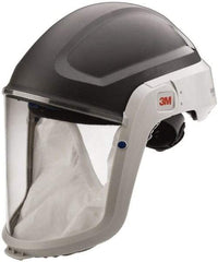 3M - PAPR Compatible Hard Hat with Face Shield - Compatible with Breathe Easy, GVP, TR-300, M-series - Industrial Tool & Supply