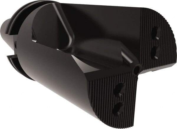 Allied Machine and Engineering - 4" Max Drill Depth, 1xD, 3.8" Diam, Indexable Insert Drill - 4 Inserts, CAT50 Taper Shank - Industrial Tool & Supply