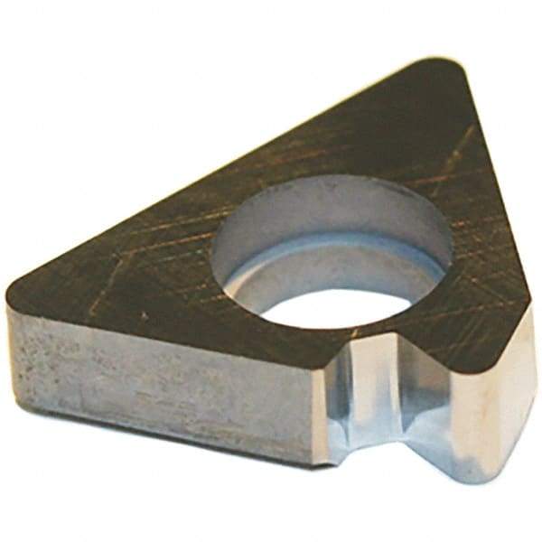 Tool-Flo - 5/8" Inscribed Circle, Trigon Grooving & Threading Shim Seat for Indexables - 0.187" Thick, LS Shim Style, Negative Rake, Left Hand, Right Hand Cut - Industrial Tool & Supply