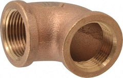 Legend Valve - Class 125, 1" Internal Pipe, Bronze 90° Elbow - FNPT x MNPT - Industrial Tool & Supply