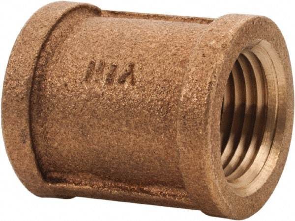 Legend Valve - Class 125, 1" Internal Pipe, Bronze Coupling - FNPT x FNPT x FNPT - Industrial Tool & Supply