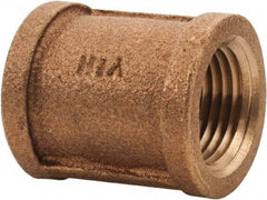 Legend Valve - Class 125, 1" Internal Pipe, Bronze Coupling - FNPT x FNPT x FNPT - Industrial Tool & Supply