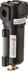 PRO-SOURCE - Filter Manual Drop Leg Drain with Metal Bowl - 6-1/2" High x 2-3/4" Wide, For Use with Compressed Air Systems - Industrial Tool & Supply