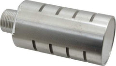 PRO-SOURCE - 3/4 Male NPT, 1-5/8" Hex, 4-5/8" OAL, Muffler - 300 Max psi, 70 CFM, Aluminum - Industrial Tool & Supply