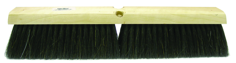 24" Horse Hair Medium Sweeping - Broom Without Handle - Industrial Tool & Supply