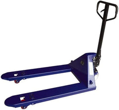 Value Collection - 5,500 Lb Capacity, 7-1/2" Lift Economy Pallet Truck - 3" Min Lift Height, 42" Fork Length x 27" Fork Width, 27" Overall Width - Industrial Tool & Supply