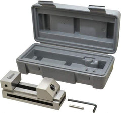 Gibraltar - 1-31/32" Jaw Width, 65mm Jaw Opening Capacity, 0.984" Jaw Height, Toolmaker's Vise - Flat Jaw, 0.003" Parallelism, 0.005" Squareness, 135mm OAL x 1.97" OAH - Industrial Tool & Supply