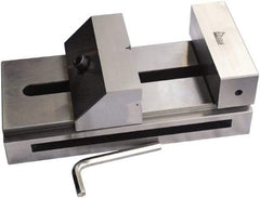 Gibraltar - 5-29/32" Jaw Width, 7" Jaw Opening Capacity, 1.969" Jaw Height, Toolmaker's Vise - Flat Jaw, 0.00012" Parallelism, 0.0002" Squareness, 300mm OAL x 3-15/16" OAH - Industrial Tool & Supply