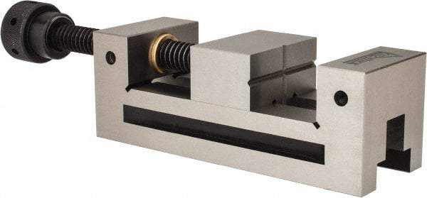 Gibraltar - 2-7/8" Jaw Width, 3-7/8" Jaw Opening Capacity, 1-3/8" Jaw Height, Toolmaker's Vise - Flat Jaw, 0.00012" Parallelism, 0.0002" Squareness, 254mm OAL x 3-29/32" OAH - Industrial Tool & Supply