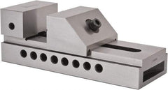 Gibraltar - 3" Jaw Width, 3-3/8" Jaw Opening Capacity, 4" Jaw Height, Toolmaker's Vise - Flat Jaw, 0.005" Parallelism, 0.005" Squareness, 7-1/2" OAL x 2.76" OAH - Industrial Tool & Supply