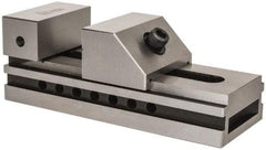 Gibraltar - 3-1/2" Jaw Width, 5" Jaw Opening Capacity, 1-3/4" Jaw Height, Toolmaker's Vise - Flat Jaw, 0.0002" Parallelism, 0.0003" Squareness, 9-1/4" OAL x 3-11/32" OAH - Industrial Tool & Supply