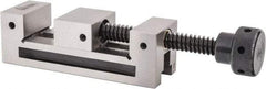 Gibraltar - 1-31/32" Jaw Width, 2-1/2" Jaw Opening Capacity, 1" Jaw Height, Toolmaker's Vise - Flat Jaw, 0.0002" Parallelism, 0.0002" Squareness, 6" OAL x 2.11" OAH - Industrial Tool & Supply
