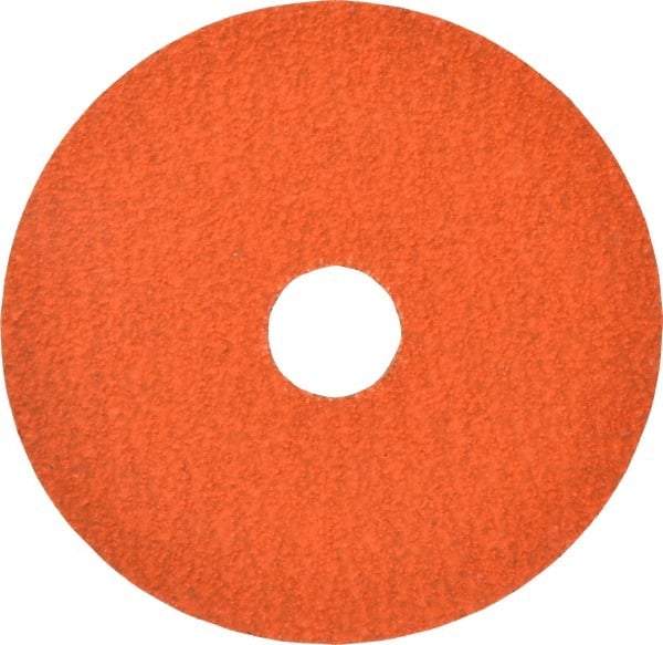 Norton - 4-1/2" Diam 7/8" Hole 50 Grit Fiber Disc - Ceramic, Series R980P - Industrial Tool & Supply