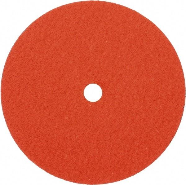 Norton - 9-1/8" Diam 7/8" Hole 24 Grit Fiber Disc - Ceramic, Series R980P - Industrial Tool & Supply