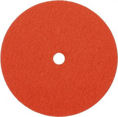 Norton - 9-1/8" Diam 7/8" Hole 24 Grit Fiber Disc - Ceramic, Series R980P - Industrial Tool & Supply