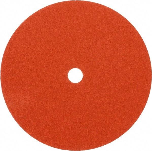 Norton - 9-1/8" Diam 7/8" Hole 50 Grit Fiber Disc - Ceramic, Series R980P - Industrial Tool & Supply