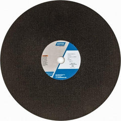 Norton - 16" Zirconia Alumina Cutoff Wheel - 5/32" Thick, 1" Arbor, 3,820 Max RPM, Use with Stationary Grinders - Industrial Tool & Supply