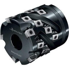 Walter - 20 Inserts, 80mm Cut Diam, 32mm Arbor Diam, 56mm Max Depth of Cut, Indexable Square-Shoulder Face Mill - 85mm High, LN.. 1306.. Insert Compatibility, Through Coolant, Series Blaxx - Industrial Tool & Supply