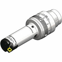 Kennametal - 47mm Body Diam, Manual Single Cutter Boring Head - 52mm to 66mm Bore Diam, 48mm Bar Hole Diam - Exact Industrial Supply