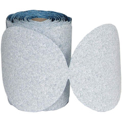 Norton - 5" Diam, 600 Grit Ceramic Adhesive PSA Disc - Industrial Tool & Supply