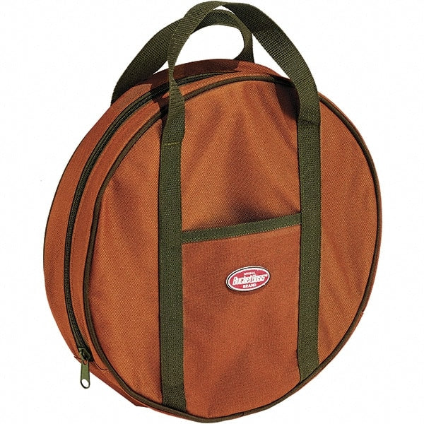 Bucket Boss - 1 Pocket, Polyester, Brown & Green Cable & Tool Bag - Exact Industrial Supply