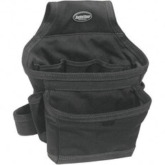 Bucket Boss - 11 Pocket General Purpose Holster - Ballistic Nylon, Black - Industrial Tool & Supply