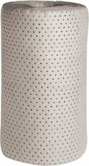 PRO-SAFE - 70 Gal Capacity per Package, Universal Roll - 150' Long x 30" Wide, Gray, Polypropylene - Industrial Tool & Supply