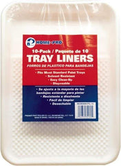 Premier Paint Roller - 9" Roller Compatible Paint Tray Liner - 1 Qt Capacity, 12" Wide, Plastic - Industrial Tool & Supply