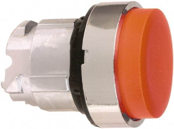 Schneider Electric - 22mm Mount Hole, Extended Straight, Pushbutton Switch Only - Round, Red Pushbutton, Maintained (MA) - Industrial Tool & Supply