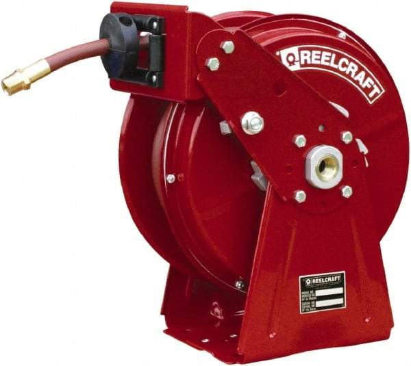 Reelcraft - 35' Spring Retractable Hose Reel - 300 psi, Hose Included - Industrial Tool & Supply