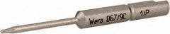 Wera - 4mm Drive, Torx Plus Precision Screwdriver Bit - 1-3/4" OAL - Industrial Tool & Supply