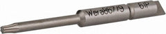 Wera - 4mm Drive Precision Torx Plus Precision Bit - Industrial Tool & Supply