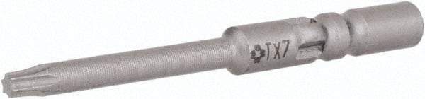 Wera - 4mm Drive, Torx Precision Screwdriver Bit - 1-9/16" OAL - Industrial Tool & Supply