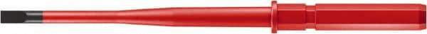Wera - 3.5mm x 0.6mm Blade, 9mm Drive Slotted Screwdriver Bit - 6-1/4" OAL - Industrial Tool & Supply