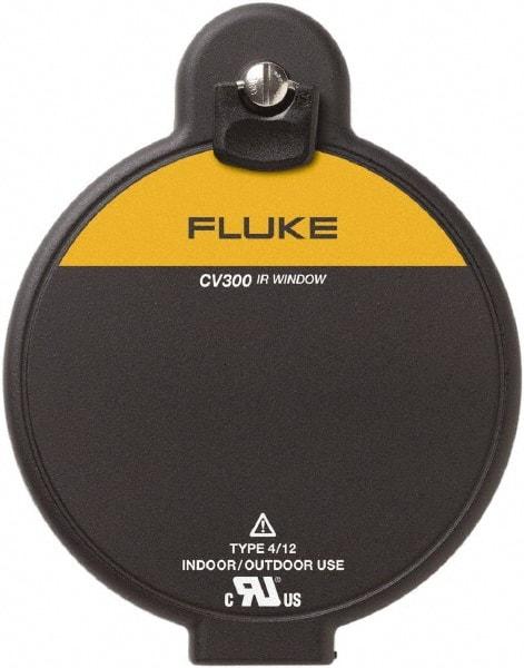 Fluke - 3\x94 Diam, Infrared Viewing Window - 5.62" View Area, .08\x94 Thickness, Use with Fluke IR Cameras - Industrial Tool & Supply
