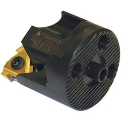 Tool-Flo - Insert Style 22NR, 32mm Head Length, Right Hand Cut, Modular Threading Cutting Unit Head - System Size HS40, 1.063" Center to Cutting Edge, Series Laydown - Industrial Tool & Supply