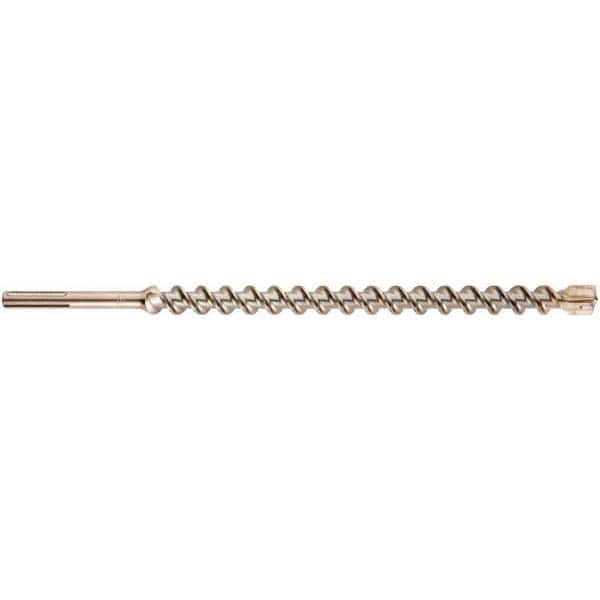 Milwaukee Tool - 1-1/8" Diam, SDS-Max Shank, Carbide-Tipped Rotary & Hammer Drill Bit - Industrial Tool & Supply