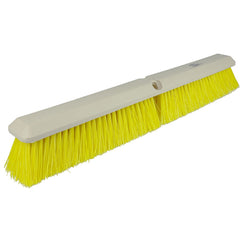 24″ - Yellow Medium Perma Sweep Broom Without Handle - Industrial Tool & Supply