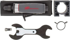 Ingersoll-Rand - 1/4" Collet, Straight Handle, Straight Air Die Grinder - 25,000 RPM, Rear Exhaust, 25 CFM, 0.4 hp, 1/4" Inlet - Industrial Tool & Supply