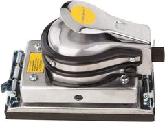 Value Collection - 8,000 OPM, 4 CFM Air Consumption, 90 psi Air Pressure, Palm Air Orbital Sander - Rectangular Pad, 1/4 NPT Inlet - Industrial Tool & Supply