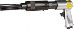 Value Collection - 3,200 BPM, 19mm Bore Diam, Pneumatic Pistol Grip Needle Scaler - 1/8" Needle Diam, 7.1" Needle Length, 1-7/8" Stroke Length, 4 CFM, 90 psi, 1/4 NPT Inlet - Industrial Tool & Supply