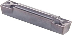 Kennametal - 0405G GMN Grade KCU10, 4.05mm Cutting Width Carbide Grooving Insert - 3.63mm Max Depth of Cut, Neutral, 0.41mm Corner Radius, AlTiN Finish - Industrial Tool & Supply