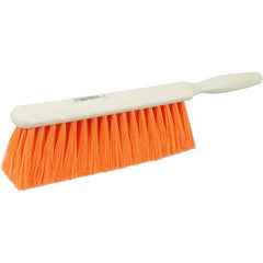 9″ - Orange Synthetic Counter Dusters / Oil / Water Resistant Industrial Hand Brush - Industrial Tool & Supply