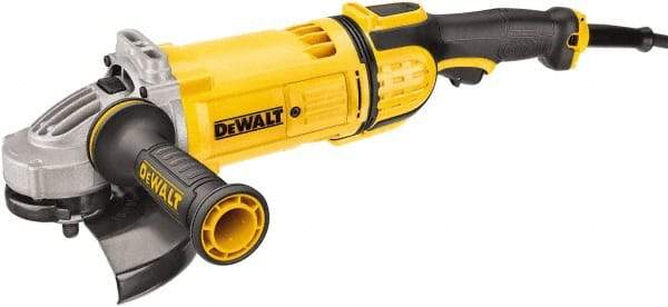 DeWALT - 7" Wheel Diam, 8,500 RPM, Corded Angle & Disc Grinder - 5/8-11 Spindle, 120 Volts - Industrial Tool & Supply