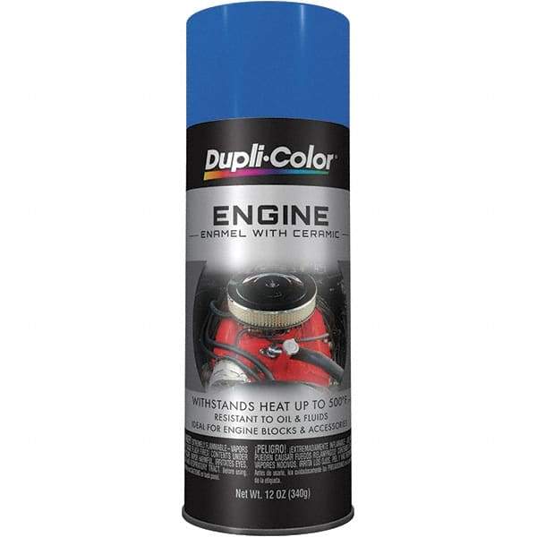 Krylon - 12 oz Old Ford Blue Automotive Heat Resistant Paint - High Gloss Finish, Comes in Aerosol Can - Industrial Tool & Supply