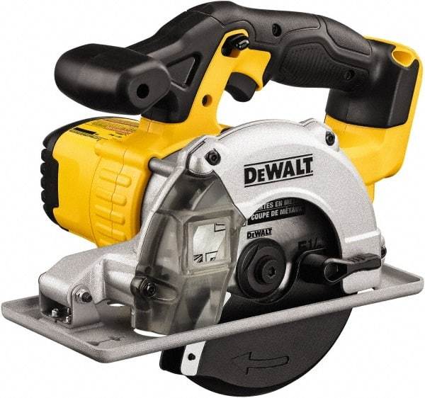 DeWALT - 20 Volt, 5-1/2" Blade, Cordless Circular Saw - 3,700 RPM, Batteries Not Included - Industrial Tool & Supply