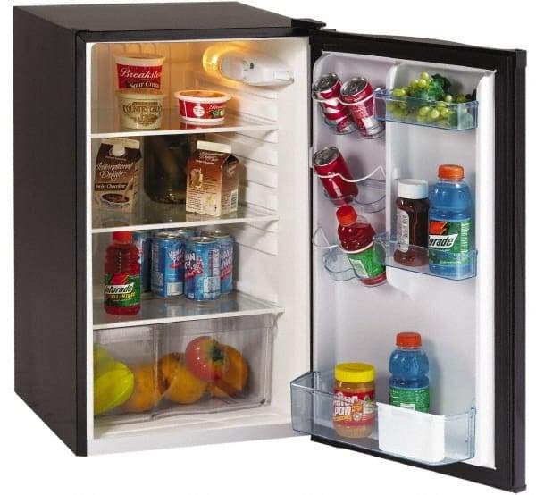 Avanti - Refrigerators Capacity: 4.4 Cu Ft Color: Black - Industrial Tool & Supply