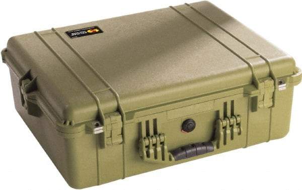 Pelican Products, Inc. - 19-23/64" Wide x 8-51/64" High, Clamshell Hard Case - Orange, Polyethylene - Industrial Tool & Supply