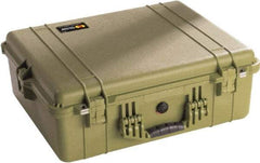 Pelican Products, Inc. - 19-23/64" Wide x 8-51/64" High, Clamshell Hard Case - Orange, Polyethylene - Industrial Tool & Supply